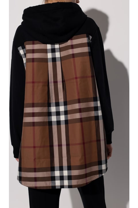 Fleeces & Tracksuits for Women Burberry Checked Hoodie