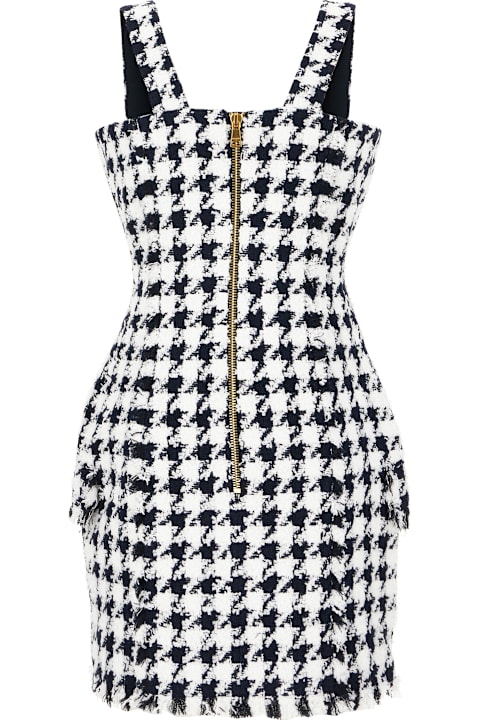 Balmain Clothing for Women Balmain Embroidered Nylon Blend Mini Dress