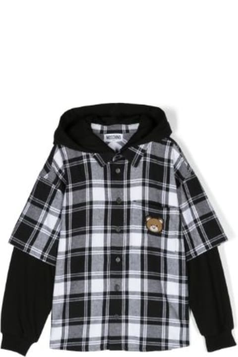Moschino for Kids Moschino Shirt With Teddy Bear Application