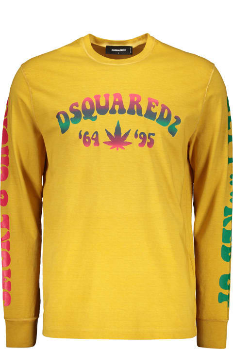 Dsquared2 Topwear for Women Dsquared2 Printed Cotton T-shirt