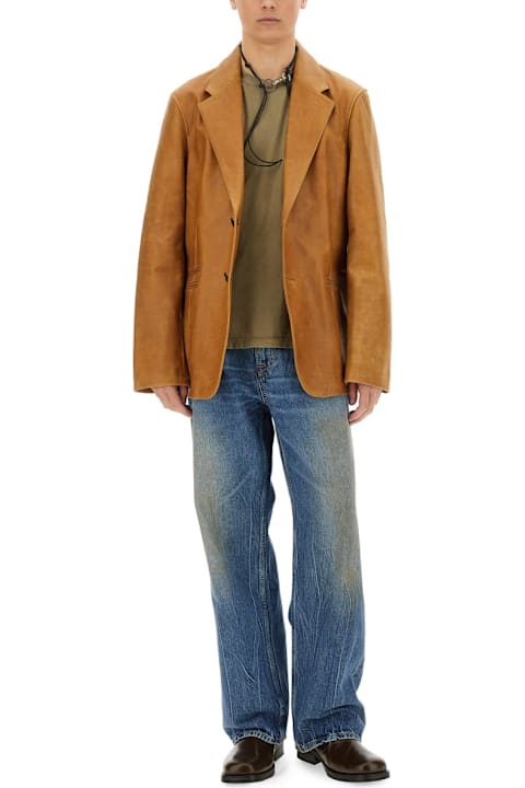 Our Legacy for Kids Our Legacy Leather Opening Blazer