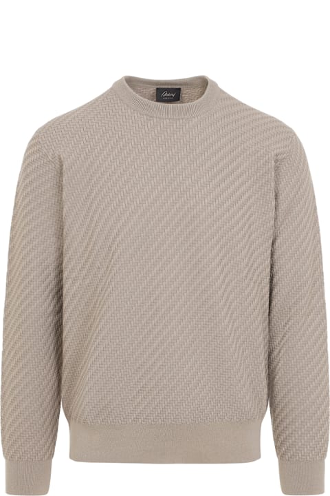 Brioni for Kids Brioni Cotton And Silk Pullover