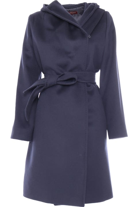 Max Mara Studio Coats & Jackets for Women Max Mara Studio Newmang Navy Coat
