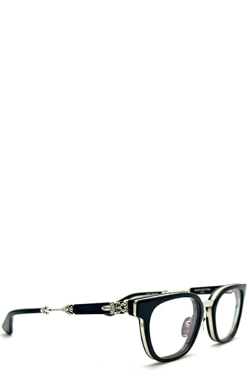 Chrome Hearts Eyewear for Men Chrome Hearts Duck Butter - Black / Silver Rx Glasses