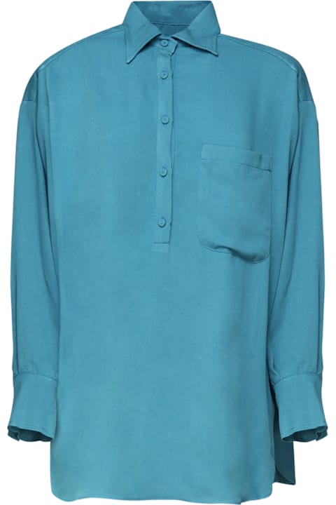 Mariuccia Milano Kids Clothing for Women Mariuccia Milano Kids Fluid Teal Shirt