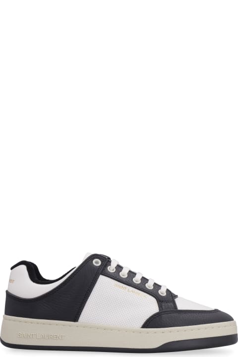 أدوات منزلية Saint Laurent Sl/61 Leather Low-top Sneakers