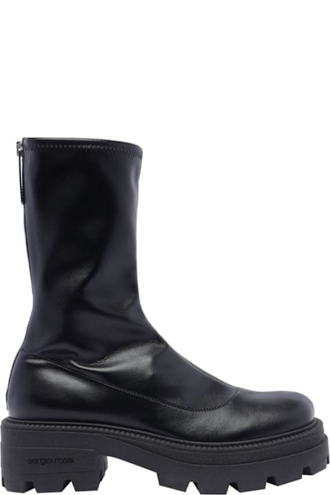 Sergio Rossi Boots for Women Sergio Rossi Round-toe Ankle Boots