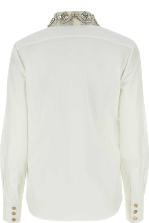Gucci Clothing for Women Gucci White Poplin Shirt