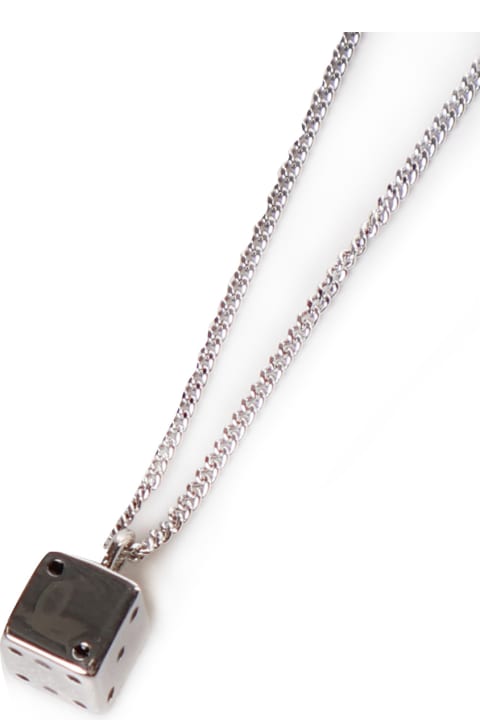 Necklace With Mini Dice Pendant