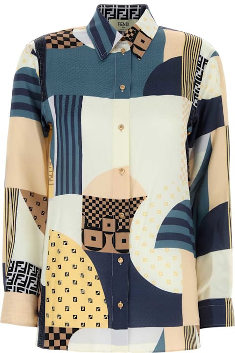 Fendi Clothing for Women Fendi Printed Silk Shirt