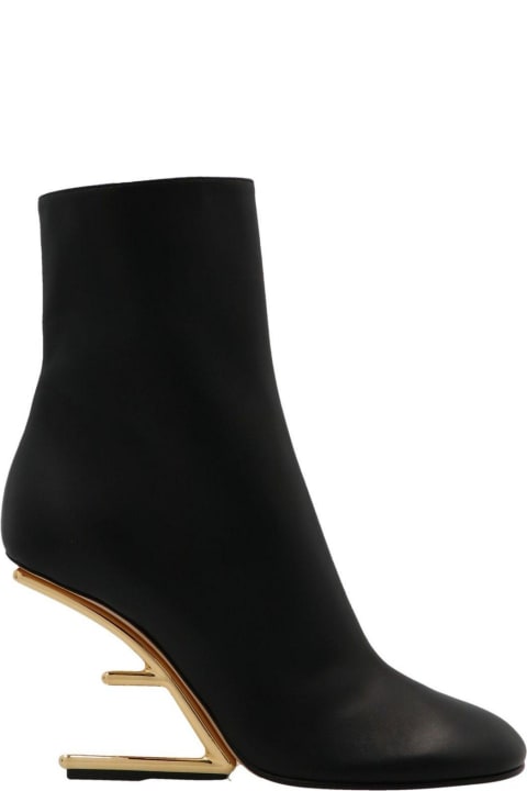 First Round Toe Ankle Boots