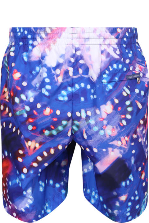 Swimwear for Men Dolce & Gabbana Luminarie Print Swim Shorts