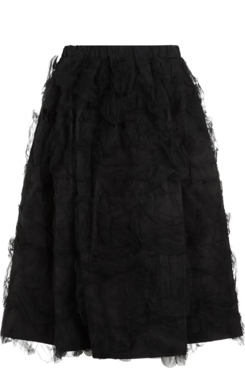 Comme des Garçons Skirts for Women Comme des Garçons Comme Des Garçons Nylon Midi Skirt