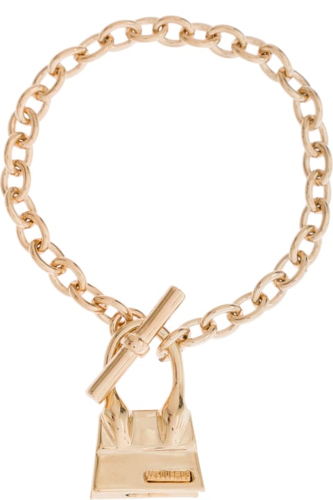 Bracelets for Women Jacquemus Gold-tone Chain Bracelet With Chiquito Charm In Brass And Bronze Woman