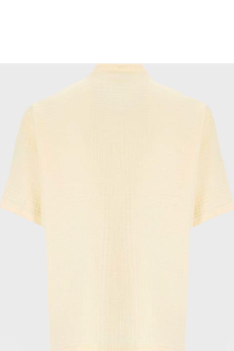 Daily Paper Shirts for Men Daily Paper Yellow Cotton Shirt