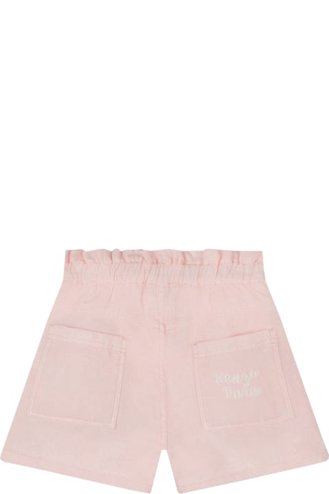 Kenzo Bottoms for Baby Girls Kenzo Cotton Shorts