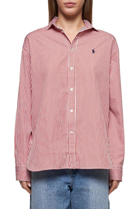 أدوات منزلية Ralph Lauren Relaxed Fit Pinstriped Shirt