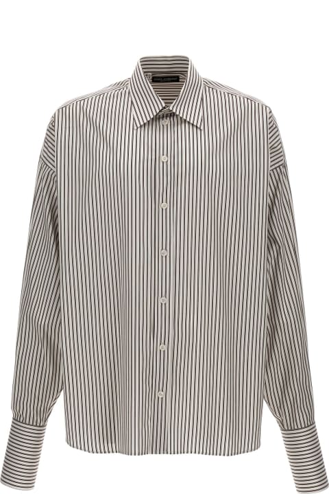 Dolce & Gabbana Clothing for Men Dolce & Gabbana Cotton Shirt With Striped Pattern