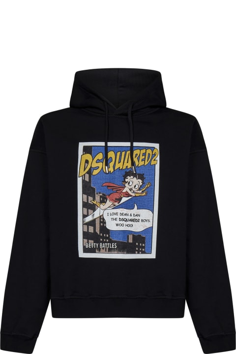 Dsquared2 Fleeces & Tracksuits for Men Dsquared2 Betty Boop Regular Fit Sweatshirt