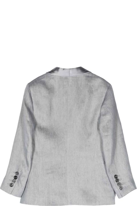 Coats & Jackets for Boys Brunello Cucinelli Gray Blazer Boy