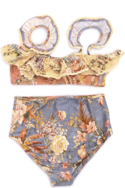 Zimmermann for Men Zimmermann Tallow Kids Frill Bikini
