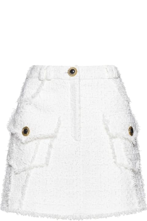 ウィメンズ Balmainのウェア Balmain Tweed Mini Skirt