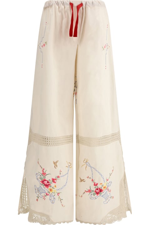 Ella Clothing for Women Ella Pants With Floral Details