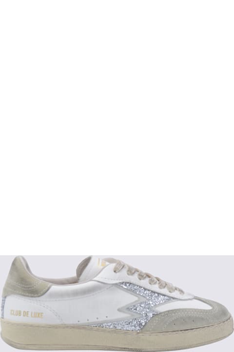 M.O.A. master of arts Silver And White Sneakers