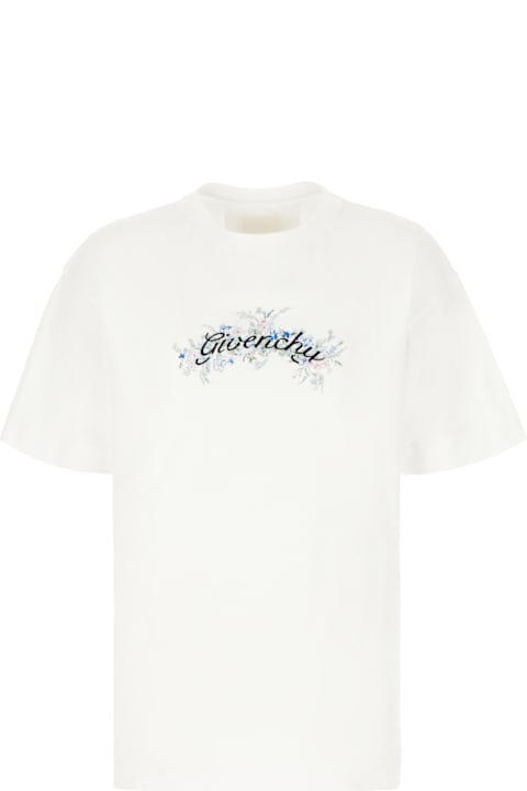 Givenchy Clothing for Men Givenchy White Cotton T-shirt