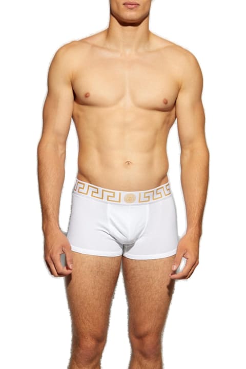 Versace ملابس داخلية لـ القسم الرجالي Versace Greca-border Three-pack Boxer Briefs