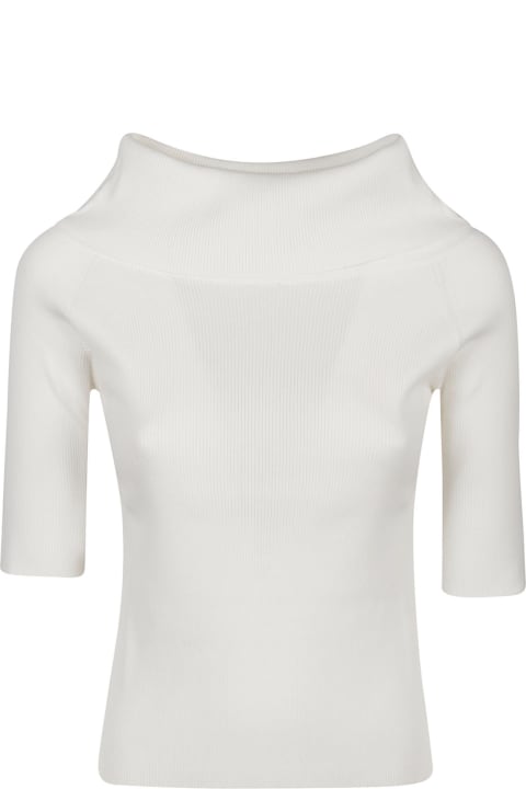 Fashion for Women Snobby Sheep Folded Neck Sweater