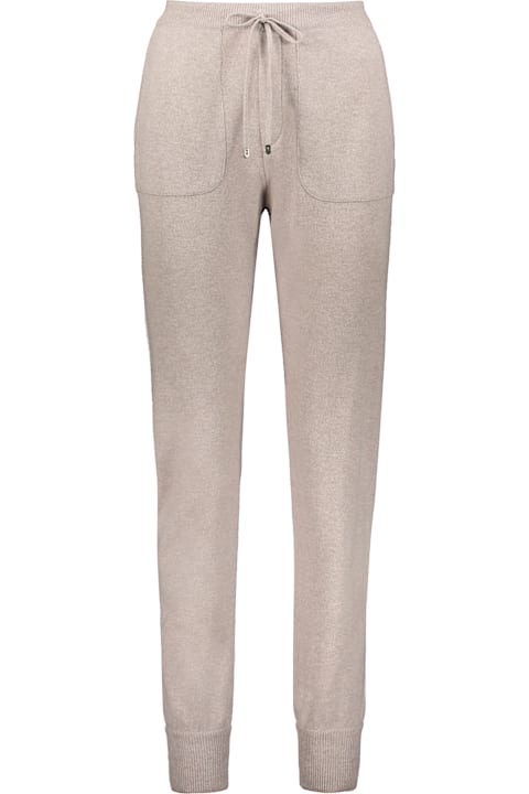 Homeware Lorena Antoniazzi Track Pants In Virgin Wool Blend