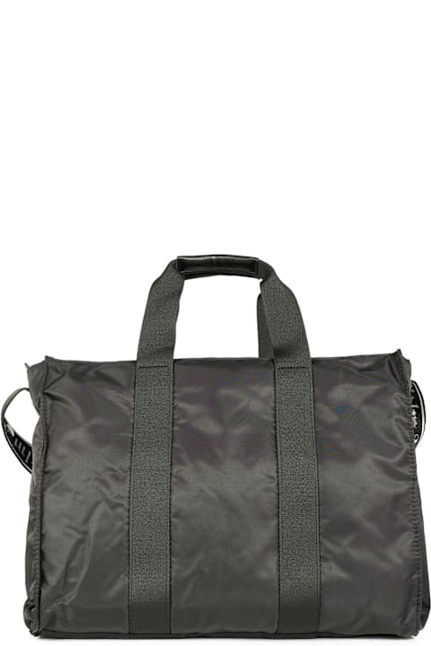 Homeware Palm Angels Black Changing Bag For Babykids With Logo