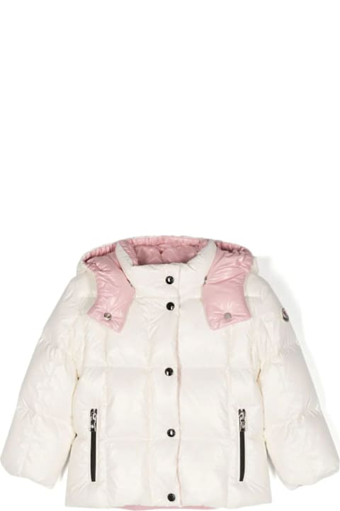 Moncler Coats & Jackets for Baby Girls Moncler Moncler Kids Coats White