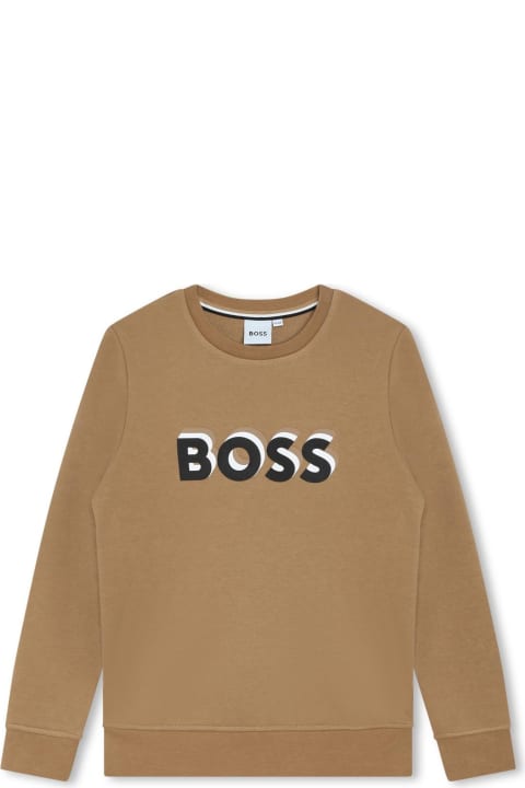 Hugo Boss Sweaters & Sweatshirts for Boys Hugo Boss Felpa Con Stampa
