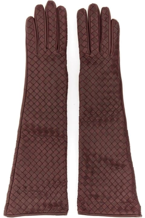 Bottega Veneta Gloves for Women Bottega Veneta Intrecciato Midi Gloves