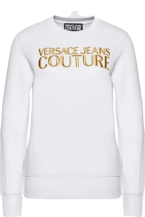 ウィメンズ Versace Jeans Coutureのフリース＆ラウンジウェア Versace Jeans Couture Versace Jeans Couture Sweaters White