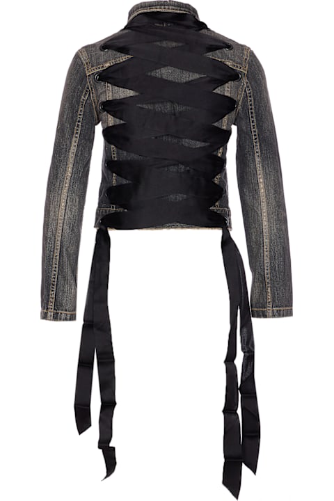 Balenciaga Coats & Jackets for Women Balenciaga Lace-up Jacket