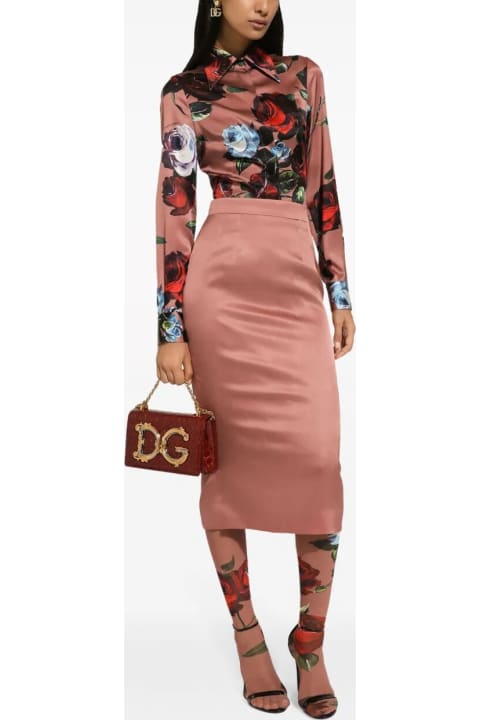 ウィメンズ Dolce & Gabbanaのトップス Dolce & Gabbana Camicia St Rose Vintage