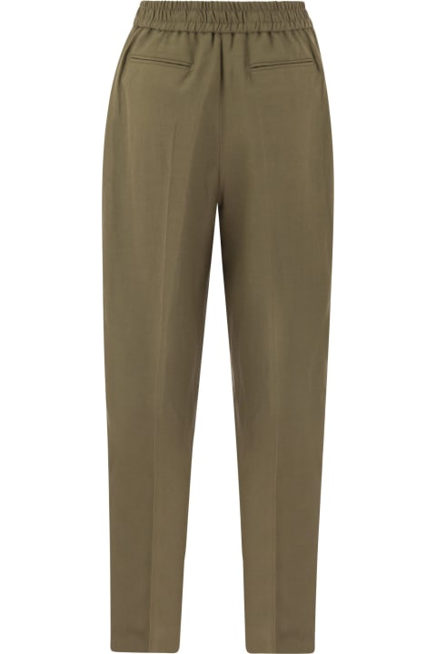 PT Torino Clothing for Women PT Torino Daisy - Viscose And Linen Trousers