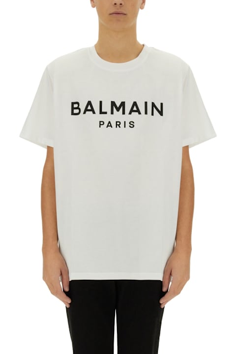 Sale for Men Balmain T-shirt With Logo