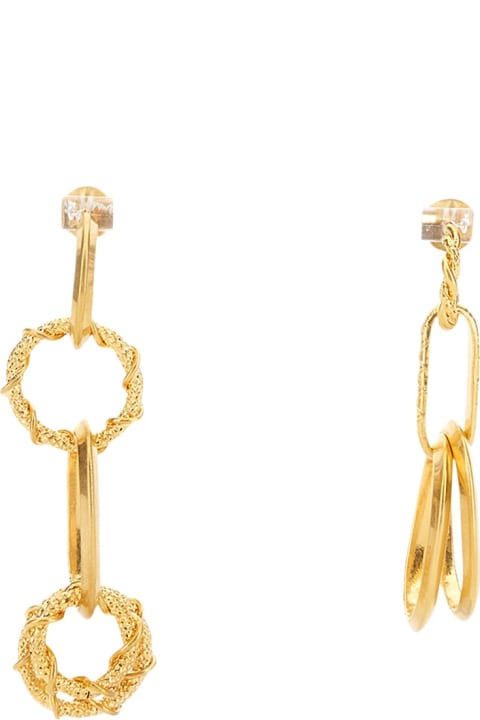 Jewelry for Women Dsquared2 Earring With Chain Rings