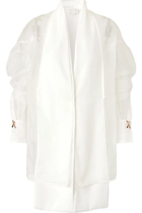 Genny Coats & Jackets for Women Genny White Silk Blouse