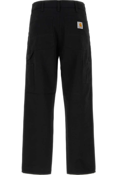 Carhartt Pants for Men Carhartt Black Cotton Single Knee Pant