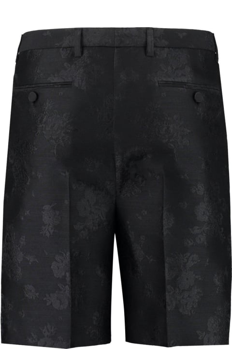 Fashion for Men Saint Laurent High Waist Jacquard Shorts