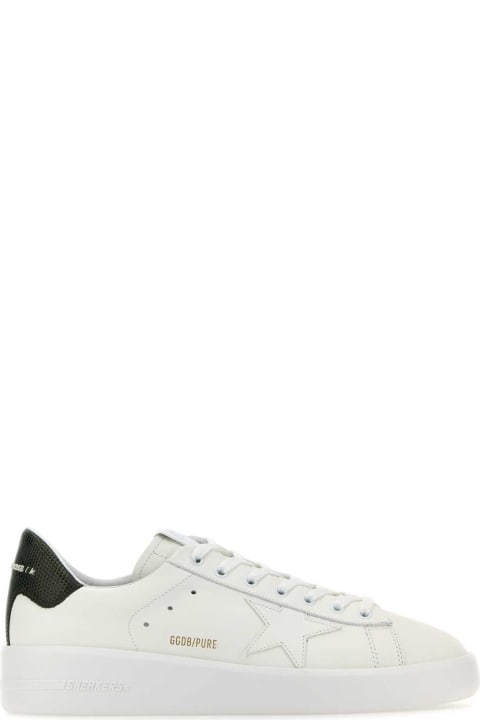 Golden Goose for Men Golden Goose White Leather Pure New Sneakers