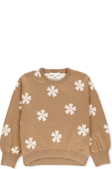 Sweaters & Sweatshirts for Girls Chloé Cotton And Wool Sweater