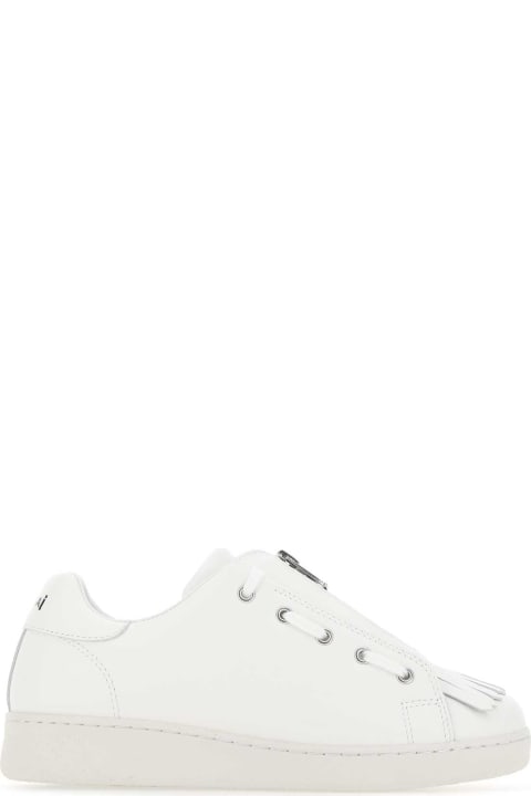 メンズ A.P.C.のスニーカー A.P.C. White Leather Julietta Sneakers