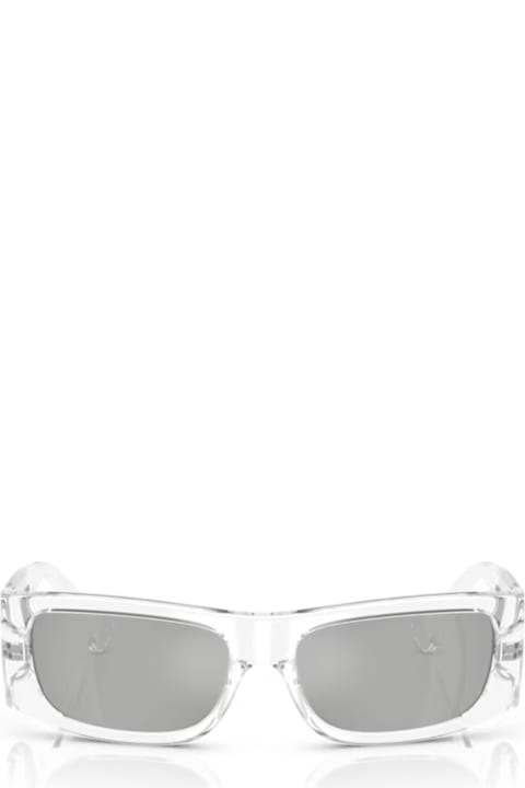 Versace Eyewear for Kids Versace Eyewear Versace 0ve4482 Lens Logo 148/8v Cristallo Sunglasses