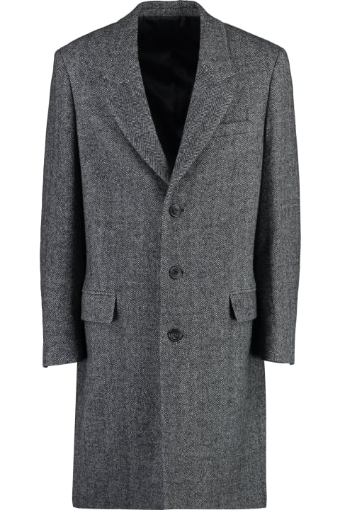 Isabel Marant Coats & Jackets for Men Isabel Marant Johel Single-breasted Wool Coat